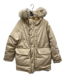THE NORTHFACE PURPLELABEL（ザ・ノースフェイス パープルレーベル）の古着「65/35 Long Serow ダウンジャケット」｜ベージュ