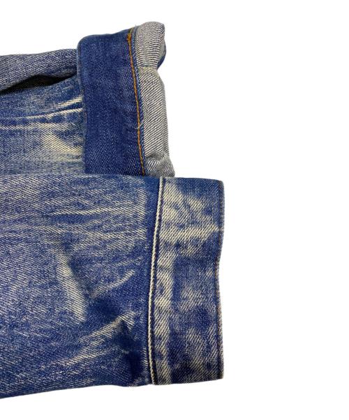 MOSCHINO（モスキーノ）MOSCHINO (モスキーノ) ウォッシュ加工デニムジャケット インディゴ サイズ:50の古着・服飾アイテム