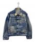 MOSCHINO（モスキーノ）の古着「ウォッシュ加工デニムジャケット」｜インディゴ