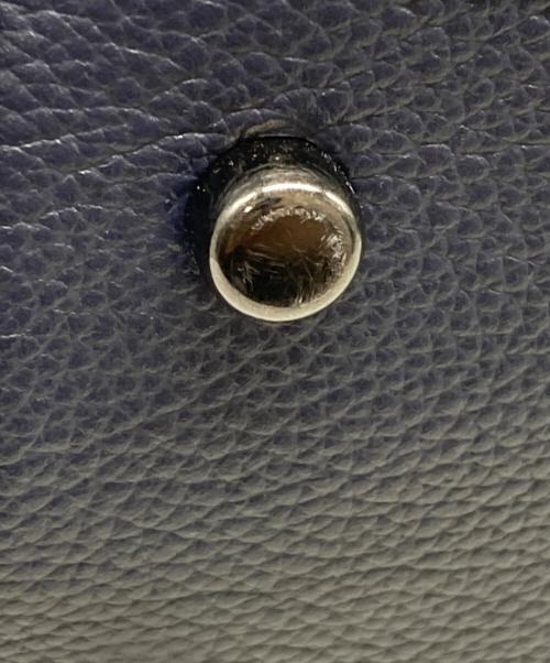 COACH（コーチ）COACH (コーチ) ターンロックチェーントートバッグ ネイビーの古着・服飾アイテム