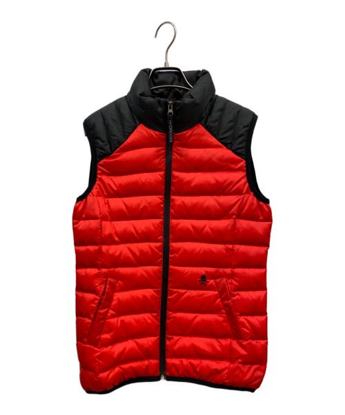 HYDROGEN（ハイドロゲン）HYDROGEN (ハイドロゲン) ダウンベスト レッド サイズ:Mの古着・服飾アイテム