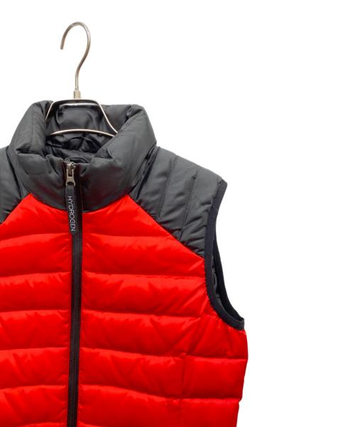 HYDROGEN（ハイドロゲン）HYDROGEN (ハイドロゲン) ダウンベスト レッド サイズ:Mの古着・服飾アイテム