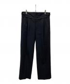 IRENISAイレニサ）の古着「TWO TUCK WIDE PANTS」｜ブラック