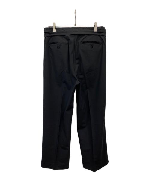 IRENISA（イレニサ）IRENISA (イレニサ) TWO TUCK WIDE PANTS ブラック サイズ:2の古着・服飾アイテム