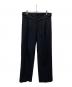 IRENISA（イレニサ）の古着「TWO TUCK WIDE PANTS」｜ブラック