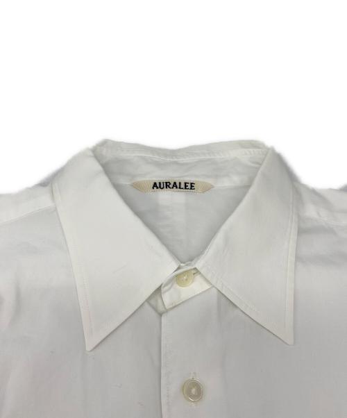AURALEE（オーラリー）AURALEE (オーラリー) WASHED FINX TWILL SHIRT ホワイト サイズ:4の古着・服飾アイテム