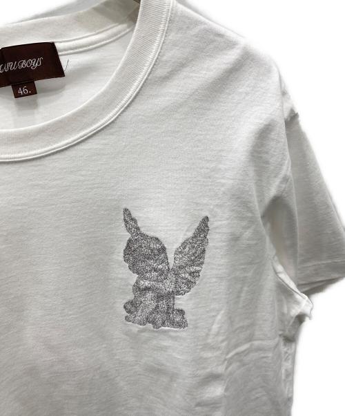 MASU BOYS（エムエーエスユー ボーイズ）MASU BOYS (エムエーエスユー ボーイズ) MB T-SHIRT ホワイト サイズ:46の古着・服飾アイテム