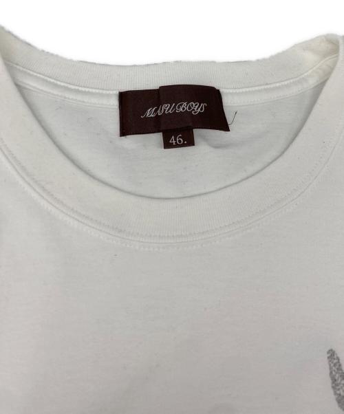 MASU BOYS（エムエーエスユー ボーイズ）MASU BOYS (エムエーエスユー ボーイズ) MB T-SHIRT ホワイト サイズ:46の古着・服飾アイテム