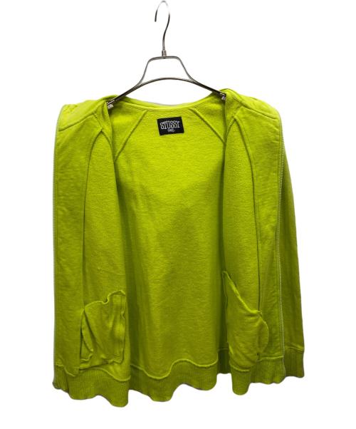 stussy（ステューシー）stussy (ステューシー) ジップパーカー グリーン サイズ:Sの古着・服飾アイテム