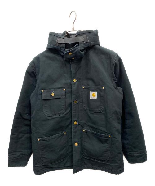 CarHartt（カーハート）CarHartt (カーハート) フード付裏地ブランケットチョアコート ブラック サイズ:40の古着・服飾アイテム