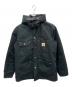 CarHartt（カーハート）の古着「フード付裏地ブランケットチョアコート」｜ブラック