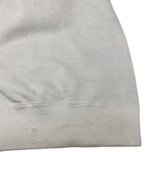 mayo SPRUCE（メイヨー スプルース）mayo SPRUCE (メイヨー スプルース) ヴィンテージ染み込みプリントラグランスウェット ホワイト サイズ:XLの古着・服飾アイテム