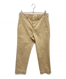 PRADA（プラダ）の古着「クロップドパンツ」｜ベージュ