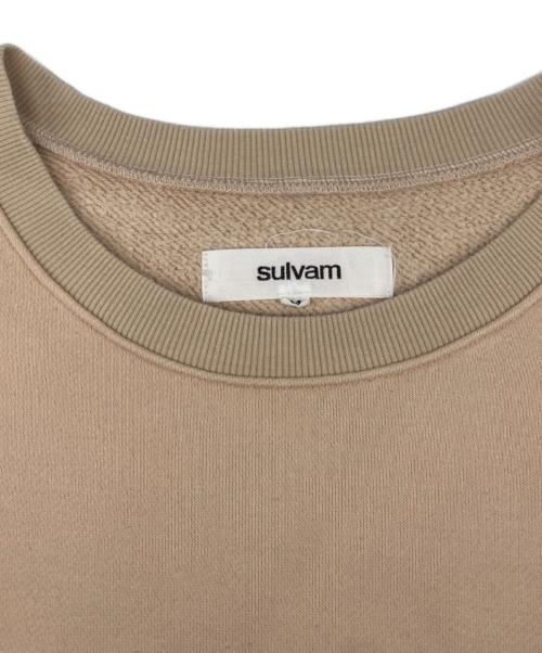 sulvam（サルバム）sulvam (サルバム) DARTS CREW デザインスウェット ピンク サイズ:Mの古着・服飾アイテム