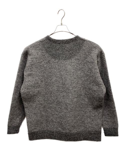 KIDILL（キディル）KIDILL (キディル) 刺繍ニット グレー サイズ:46の古着・服飾アイテム