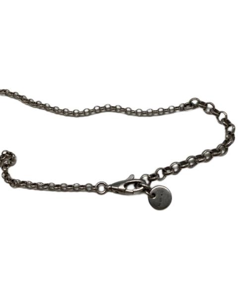 GUCCI（グッチ）GUCCI (グッチ) インターロッキングペンダントネックレス ライトグレーの古着・服飾アイテム