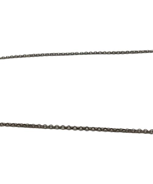 GUCCI（グッチ）GUCCI (グッチ) インターロッキングペンダントネックレス ライトグレーの古着・服飾アイテム