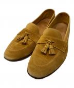 CARMINAカルミナ）の古着「タッセルスウェードローファー」｜ブラウン