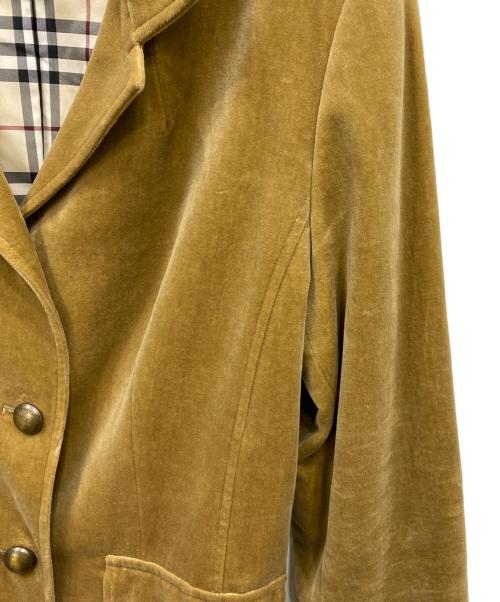 BURBERRY LONDON（バーバリーロンドン）BURBERRY LONDON (バーバリーロンドン) 3Bベロアジャケット ベージュ サイズ:44の古着・服飾アイテム