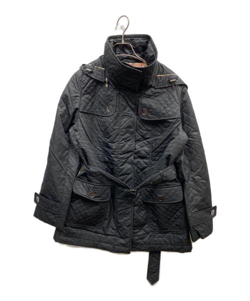 BURBERRY LONDON（バーバリーロンドン）BURBERRY LONDON (バーバリーロンドン) フード付キルティングジャケット ブラック サイズ:44の古着・服飾アイテム