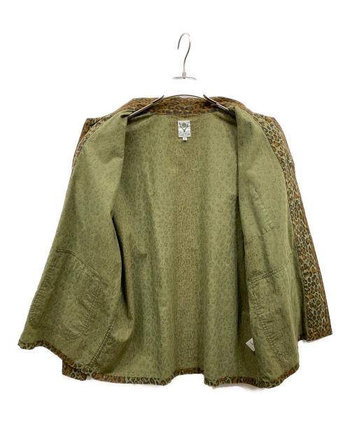 South2 West8（サウスツー ウエストエイト）south2 west8 (サウスツー ウエストエイト) 総柄シャツジャケット グリーン サイズ:Sの古着・服飾アイテム