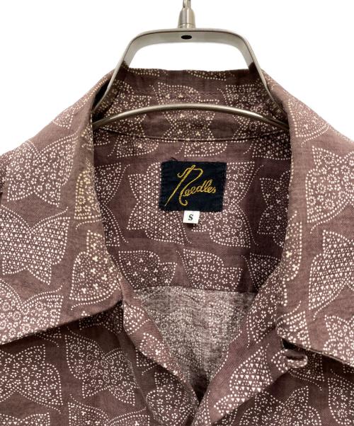 Needles（ニードルズ）Needles (ニードルズ) 総柄オープンカラーシャツ ベージュ サイズ:Sの古着・服飾アイテム