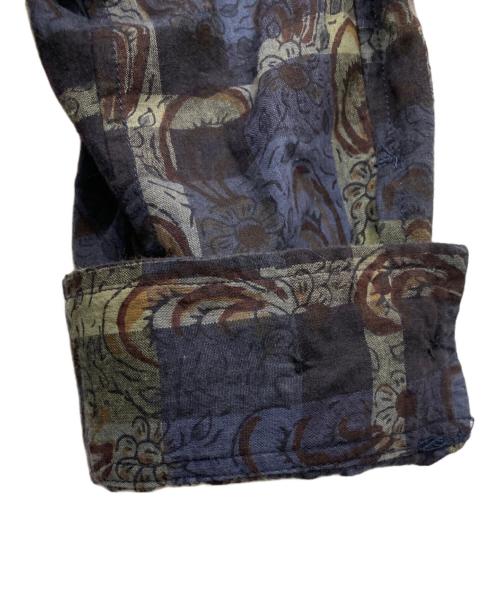 South2 West8（サウスツー ウエストエイト）south2 west8 (サウスツー ウエストエイト) Pen Jacket Batik Over Print ブルー サイズ:Mの古着・服飾アイテム