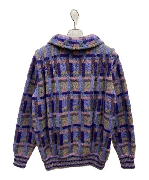 missoni（ミッソーニ）MISSONI (ミッソーニ) ウールジャケット ブルー サイズ:Sの古着・服飾アイテム