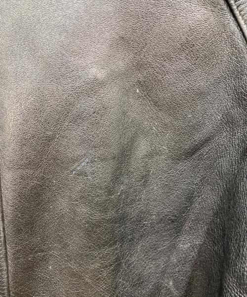 GIGA SPORT（ギガ スポーツ）GIGA SPORT (ギガ スポーツ) 70's フランス軍 モーターサイクルレザーコート ブラック サイズ:100Cの古着・服飾アイテム