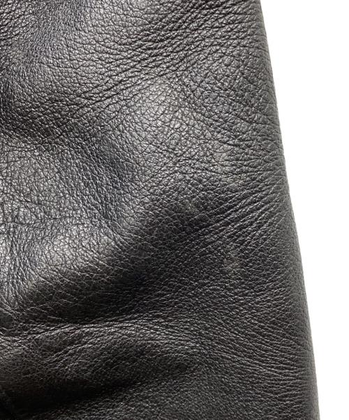 GIGA SPORT（ギガ スポーツ）GIGA SPORT (ギガ スポーツ) 70's フランス軍 モーターサイクルレザーコート ブラック サイズ:100Cの古着・服飾アイテム