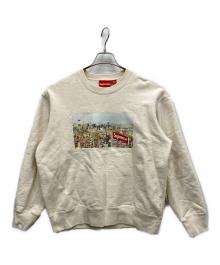SUPREME（シュプリーム）の古着「20FW  Aerial Crewneck」｜ベージュ