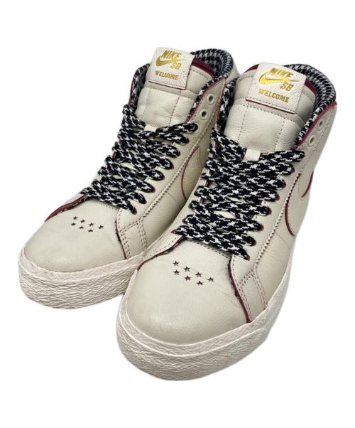 NIKE SB（ナイキエスビー）NIKE SB (ナイキエスビー) ZOOM BLAZER MID QS バーガンディ×アイボリー サイズ:25㎝の古着・服飾アイテム