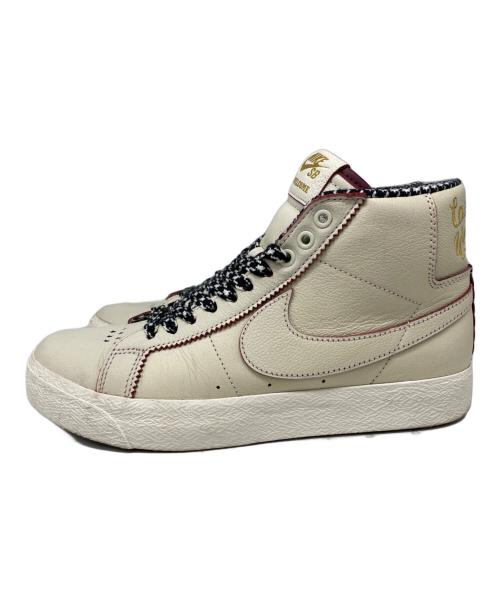 NIKE SB（ナイキエスビー）NIKE SB (ナイキエスビー) ZOOM BLAZER MID QS バーガンディ×アイボリー サイズ:25㎝の古着・服飾アイテム
