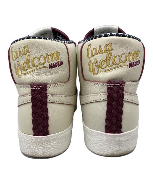 NIKE SB（ナイキエスビー）NIKE SB (ナイキエスビー) ZOOM BLAZER MID QS バーガンディ×アイボリー サイズ:25㎝の古着・服飾アイテム