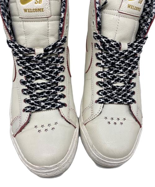 NIKE SB（ナイキエスビー）NIKE SB (ナイキエスビー) ZOOM BLAZER MID QS バーガンディ×アイボリー サイズ:25㎝の古着・服飾アイテム