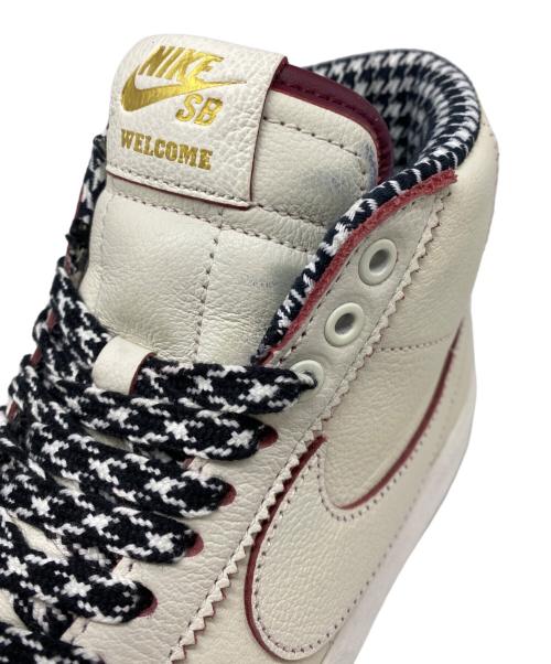 NIKE SB（ナイキエスビー）NIKE SB (ナイキエスビー) ZOOM BLAZER MID QS バーガンディ×アイボリー サイズ:25㎝の古着・服飾アイテム