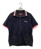 SUPREMEシュプリーム）の古着「Terry S/S Zip Up」｜ブラック