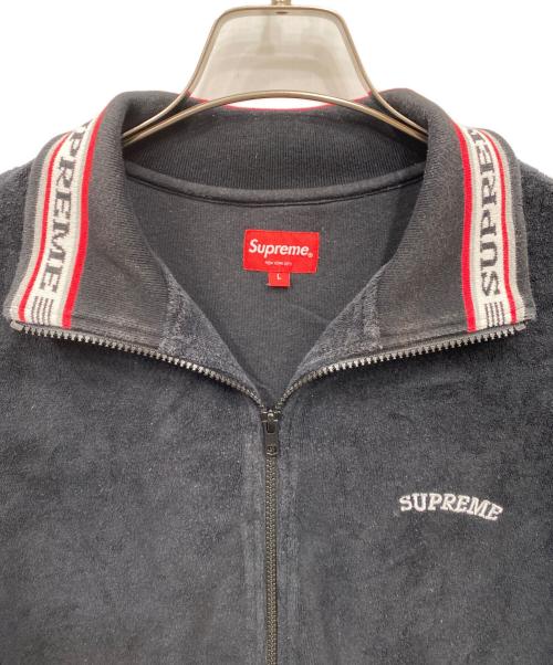 SUPREME（シュプリーム）Supreme (シュプリーム) Terry S/S Zip Up ブラック サイズ:Lの古着・服飾アイテム