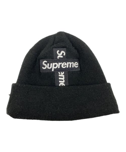 SUPREME（シュプリーム）SUPREME (シュプリーム) New Era (ニューエラ) Cross Box Logo Beanie ブラックの古着・服飾アイテム