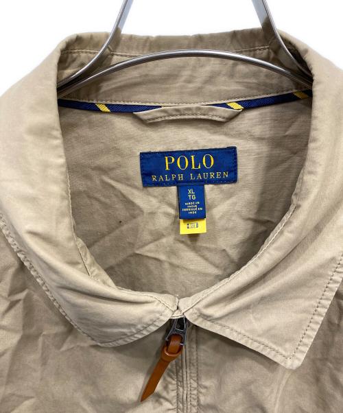 POLO RALPH LAUREN（ポロ・ラルフローレン）POLO RALPH LAUREN (ポロ・ラルフローレン) スイングトップ ベージュ サイズ:XLの古着・服飾アイテム