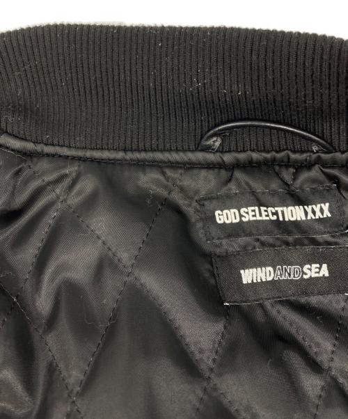 WIND AND SEA（ウィンダンシー）WIND AND SEA (ウィンダンシー) GOD SELECTION XXX (ゴッドセレクショントリプルエックス) 21AW コラボスタジャン ブラック サイズ:Ｌの古着・服飾アイテム