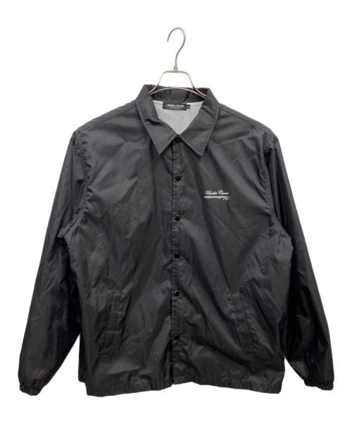 UNDERCOVER（アンダーカバー）UNDERCOVER (アンダーカバー) プリントコーチジャケット ブラック サイズ:Lの古着・服飾アイテム