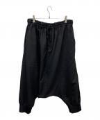 GROUND Yグラウンドワイ）の古着「サルエルパンツ」｜ブラック