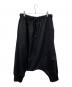 GROUND Y（グラウンドワイ）の古着「サルエルパンツ」｜ブラック