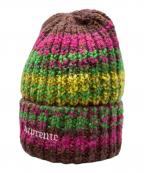 SUPREMEシュプリーム）の古着「space dye stripe beanie」｜マルチカラー