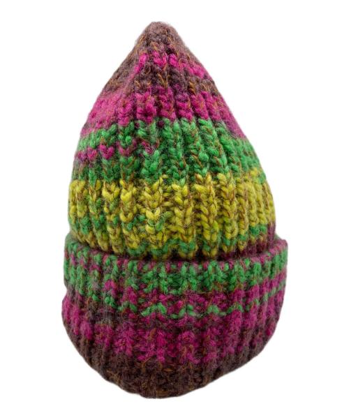 SUPREME（シュプリーム）SUPREME (シュプリーム) space dye stripe beanie マルチカラーの古着・服飾アイテム