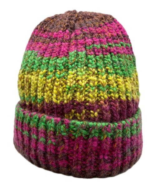 SUPREME（シュプリーム）SUPREME (シュプリーム) space dye stripe beanie マルチカラーの古着・服飾アイテム