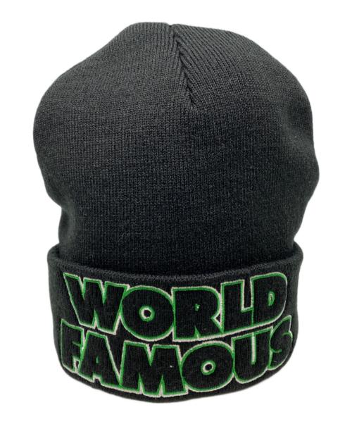 SUPREME（シュプリーム）SUPREME (シュプリーム) 19AW Outline Beanie ブラック×グリーンの古着・服飾アイテム