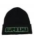 SUPREME（シュプリーム）の古着「19AW Outline Beanie」｜ブラック×グリーン