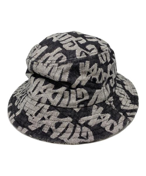 SUPREME（シュプリーム）SUPREME (シュプリーム) 22SS Fat Tip Jacquard Denim Crusher ブラックの古着・服飾アイテム